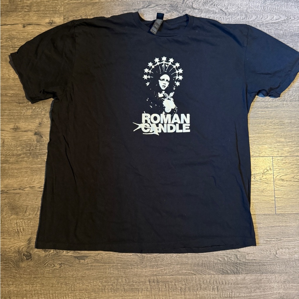 Men’s Black Roman Candle Woman T-Shirt